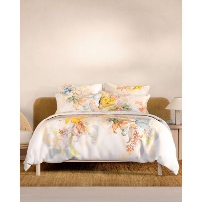 Sheridan Juego de funda nórdica algodón satén Treni . (Cama 150 cm) Multicolor Sheridan Juego de funda nórdica algodón satén Treni . (Cama 150 cm) Multicolor
