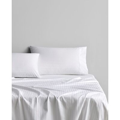 Sheridan Juego de sábanas satén algodón Millennia . (Cama 180 cm) Blanco Sheridan Juego de sábanas satén algodón Millennia . (Cama 180 cm) Blanco