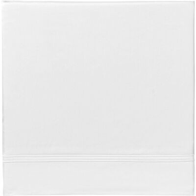 Yves Delorme Sábana encimera algodón Triomphe . (Cama 200 cm) Blanco Yves Delorme Sábana encimera algodón Triomphe . (Cama 200 cm) Blanco