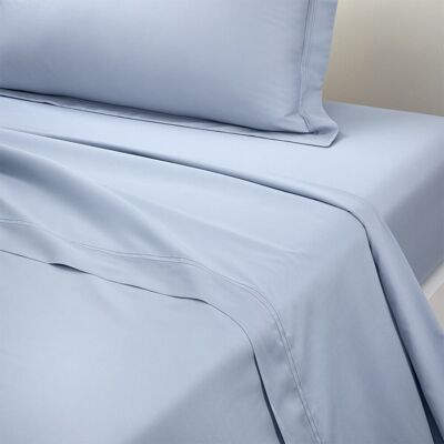 Yves Delorme Sábana encimera algodón Triomphe . (Cama 180 cm) Celeste Yves Delorme Sábana encimera algodón Triomphe . (Cama 180 cm) Celeste