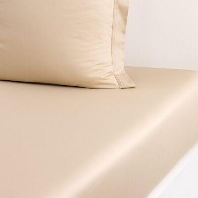 Yves Delorme Sábana bajera algodón Triomphe . (Cama 160 cm) Arena Yves Delorme Sábana bajera algodón Triomphe . (Cama 160 cm) Arena