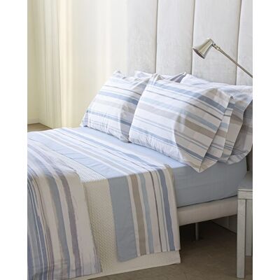 Reig Marti Juego de sábanas algodón Miles . (Cama 135 cm) Azul Reig Marti Juego de sábanas algodón Miles . (Cama 135 cm) Azul