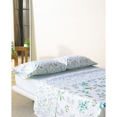 Reig Marti Juego de sábanas algodón Hickson . (Cama 135 cm) Verde Reig Marti Juego de sábanas algodón Hickson . (Cama 135 cm) Verde