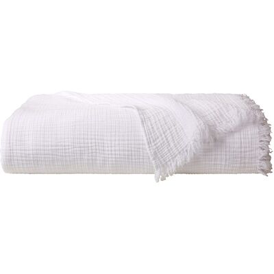Olivier Desforges Colcha algodón Cyclades . (Cama 150 cm) Blanco Olivier Desforges Colcha algodón Cyclades . (Cama 150 cm) Blanco