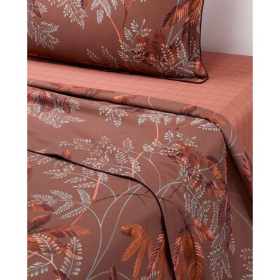Olivier Desforges Sábana encimera algodón satén Meaulnes . (Cama 180 cm) Multicolor Olivier Desforges Sábana encimera algodón satén Meaulnes . (Cama 180 cm) Multicolor