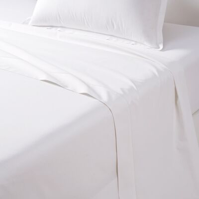 Olivier Desforges Sábana encimera algodón Alcove . (Cama 150 cm) Blanco Olivier Desforges Sábana encimera algodón Alcove . (Cama 150 cm) Blanco