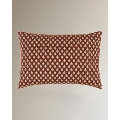 Olivier Desforges Funda de almohada algodón percal Cap Brun . (50 x 75 cm) Marrón Olivier Desforges Funda de almohada algodón percal Cap Brun . (50 x 75 cm) Marrón