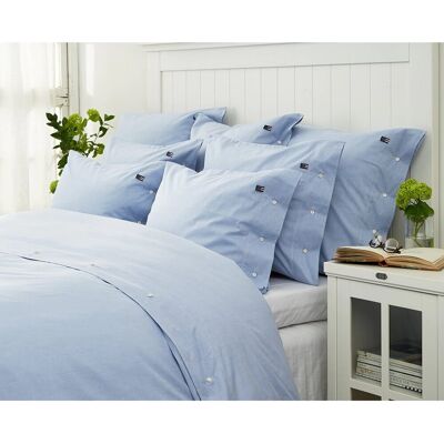 Lexington Funda nórdica Básico liso . (Cama 150 cm) Azul Lexington Funda nórdica Básico liso . (Cama 150 cm) Azul