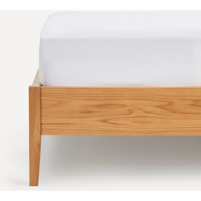 Lexington Sábana bajera Básico Liso . (Cama 90 cm) Blanco Lexington Sábana bajera Básico Liso . (Cama 90 cm) Blanco