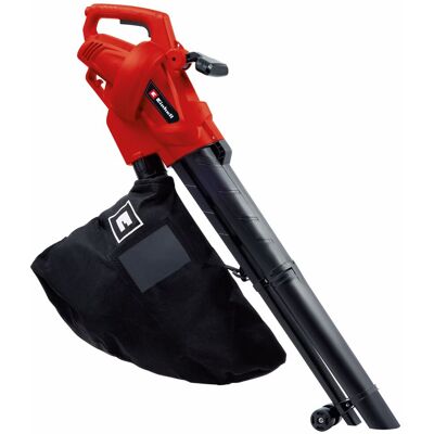 Einhell Aspirador soplador de jardín eléctrico 3000 W. Rojo / Negro Einhell Aspirador soplador de jardín eléctrico 3000 W. Rojo / Negro
