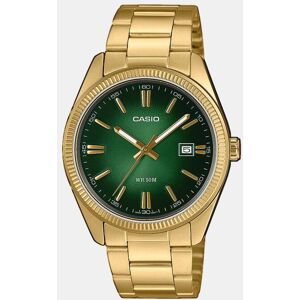 Casio Reloj Timeless MTP-1302PGC-3AVEF de acero dorado. Verde Casio Reloj Timeless MTP-1302PGC-3AVEF de acero dorado. Verde