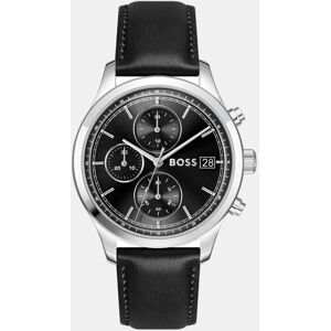 Boss Reloj de hoimbre Stratus 1514326 cronógrafo de piel. Negro Boss Reloj de hoimbre Stratus 1514326 cronógrafo de piel. Negro