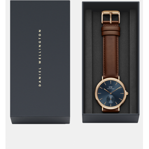 Daniel Wellington Reloj de hombre Classic MultiEye DW00100708 de piel marrón. Marrón Daniel Wellington Reloj de hombre Classic MultiEye DW00100708 de piel marrón. Marrón