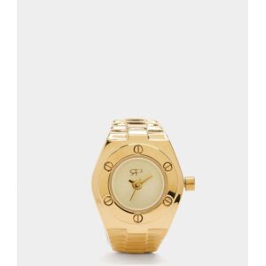 Parfois Reloj de mujer de anillo de acero inoxidable. Dorado Parfois Reloj de mujer de anillo de acero inoxidable. Dorado