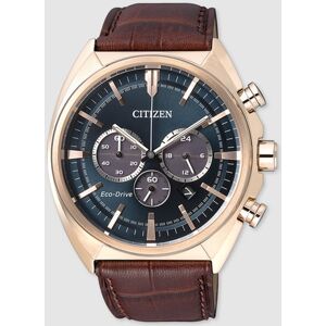 Citizen Reloj de hombre CA4283-04L Eco-Drive de piel marrón. Marrón Citizen Reloj de hombre CA4283-04L Eco-Drive de piel marrón. Marrón