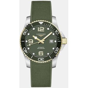 Longines Reloj de hombre Hydro Conquest L37813069 automático de caucho verde. Verde Longines Reloj de hombre Hydro Conquest L37813069 automático de caucho verde. Verde
