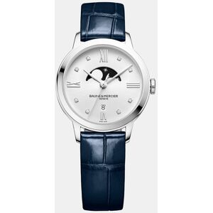 Baume & Mercier Baume & Mercier - Reloj de mujer Classima M0A10329 de piel azul y diamantes. Azul Baume & Mercier Baume & Mercier - Reloj de mujer Classima M0A10329 de piel azul y diamantes. Azul