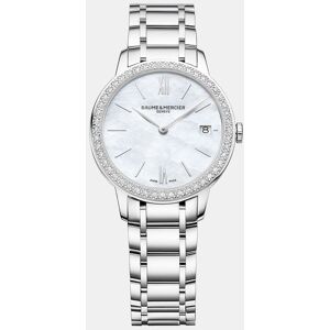Baume & Mercier Baume & Mercier - Reloj de mujer Classima M0A10478 de acero y diamantes. Plata Baume & Mercier Baume & Mercier - Reloj de mujer Classima M0A10478 de acero y diamantes. Plata