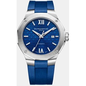 Baume & Mercier Baume & Mercier - Reloj de hombre Riviera M0A10619 automático de caucho azul. Azul Baume & Mercier Baume & Mercier - Reloj de hombre Riviera M0A10619 automático de caucho azul. Azul