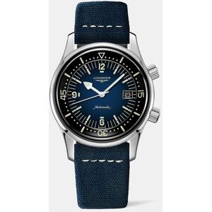 Longines Reloj de hombre The Legend Diver Watch L37744902 automático de cuero. Azul Longines Reloj de hombre The Legend Diver Watch L37744902 automático de cuero. Azul