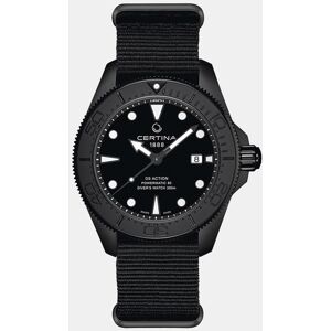 Certina Reloj de hombre DS Action Diver C0326073805100 automático de nailon reclado negro. Negro Certina Reloj de hombre DS Action Diver C0326073805100 automático de nailon reclado negro. Negro