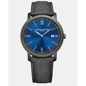 Baume & Mercier Baume & Mercier - Reloj de hombre Classima M0A10780 textil gris. Azul Baume & Mercier Baume & Mercier - Reloj de hombre Classima M0A10780 textil gris. Azul