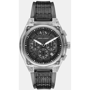 Giorgio Armani Reloj de hombre AX4167 cronógrafo de poliuretano negro. Gris Giorgio Armani Reloj de hombre AX4167 cronógrafo de poliuretano negro. Gris