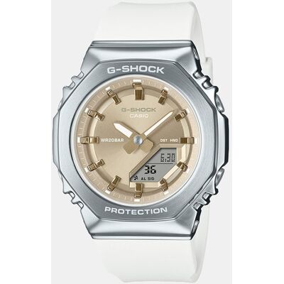 Casio Reloj de mujer Colorful Dial GM-S2110-7A9ER de resina sostenible. Blanco Casio Reloj de mujer Colorful Dial GM-S2110-7A9ER de resina sostenible. Blanco