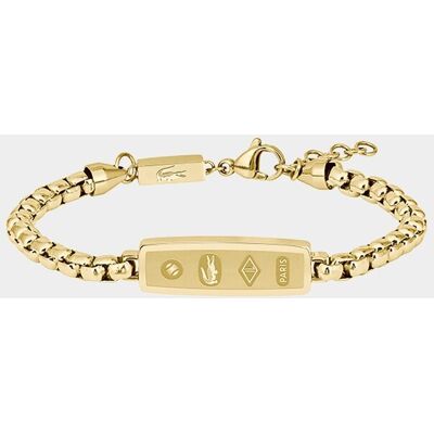 Lacoste Pulsera District de acero dorado. Dorado Lacoste Pulsera District de acero dorado. Dorado