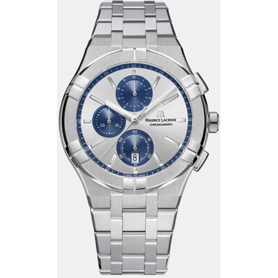 Maurice Lacroix Reloj de hombre Aikon AI1118-SS002-230-1 cronógrafo de acero. Plateado Maurice Lacroix Reloj de hombre Aikon AI1118-SS002-230-1 cronógrafo de acero. Plateado