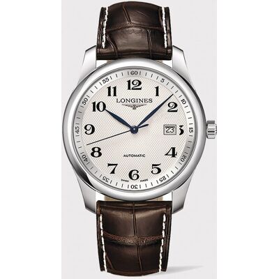 Longines Reloj de hombre L27934783 The Master Collection automático de piel marrón. Plateado Longines Reloj de hombre L27934783 The Master Collection automático de piel marrón. Plateado