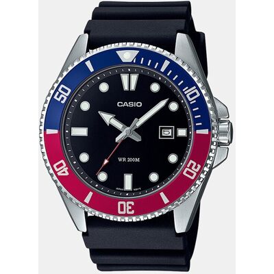 Casio Reloj de hombre Collection MDV-107-1A3VEF de caucho negro. Negro Casio Reloj de hombre Collection MDV-107-1A3VEF de caucho negro. Negro