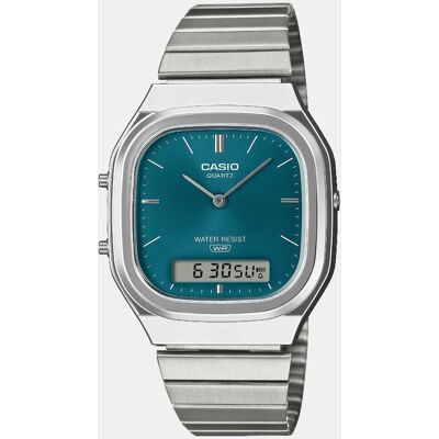 Casio Reloj Vintage Collection AQ-240E-3AEF de acero azul. Azul Casio Reloj Vintage Collection AQ-240E-3AEF de acero azul. Azul