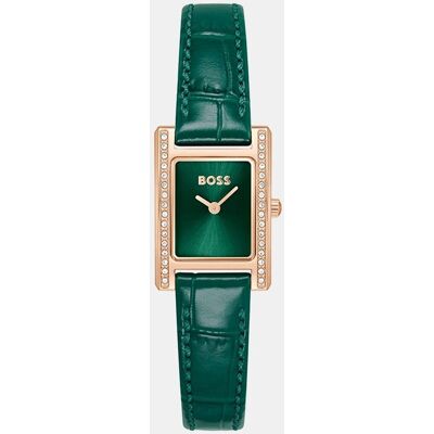 Boss Reloj de mujer Lucy Precious 1502814 de piel verde. Verde Boss Reloj de mujer Lucy Precious 1502814 de piel verde. Verde