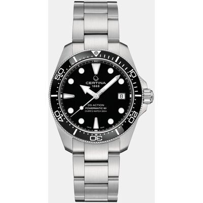 Certina Reloj de hombre DS Action C0488071105100 automático negro. Negro Certina Reloj de hombre DS Action C0488071105100 automático negro. Negro
