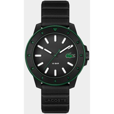 Lacoste Reloj de hombre 12.12. Scuba 2011412 de silicona negro. Negro Lacoste Reloj de hombre 12.12. Scuba 2011412 de silicona negro. Negro