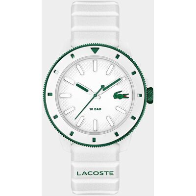 Lacoste Reloj de hombre 12.12. Scuba 2011415 de silicona blanco. Blanco Lacoste Reloj de hombre 12.12. Scuba 2011415 de silicona blanco. Blanco