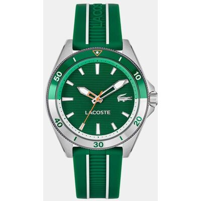 Lacoste Reloj de hombre Mainsail de silicona verde. Verde Lacoste Reloj de hombre Mainsail de silicona verde. Verde