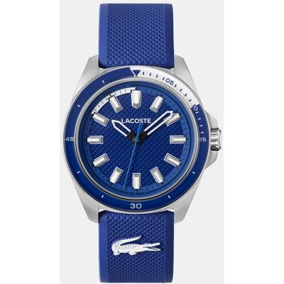 Lacoste Reloj de hombre Capbreton 2011493 de silicona azul. Azul marino Lacoste Reloj de hombre Capbreton 2011493 de silicona azul. Azul marino