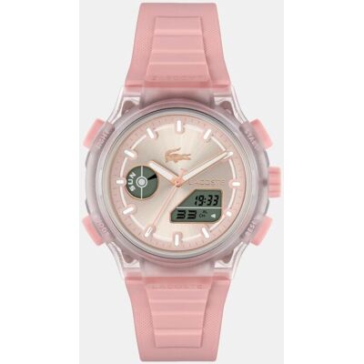 Lacoste Reloj de mujer LC33 Capsule 2001494 de silicona rosa. Rosa Lacoste Reloj de mujer LC33 Capsule 2001494 de silicona rosa. Rosa