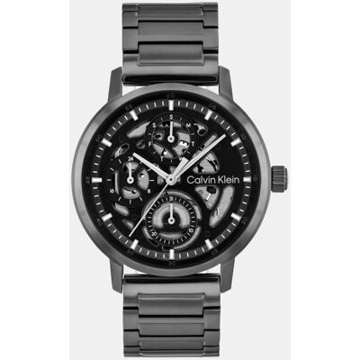 Calvin Reloj de hombre Gauge 25200563 de acero negro. Negro Calvin Reloj de hombre Gauge 25200563 de acero negro. Negro