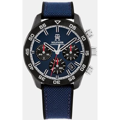 Tommy Hilfiger Reloj de hombre TH85 Carbon 1792183 cronógrafo de nailon negro. Multicolor Tommy Hilfiger Reloj de hombre TH85 Carbon 1792183 cronógrafo de nailon negro. Multicolor