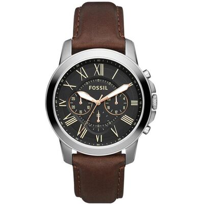 Fossil Reloj de hombre grant de piel. Marrón Fossil Reloj de hombre grant de piel. Marrón