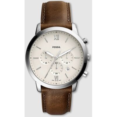 Fossil Reloj de hombre neutra de piel. Marrón Fossil Reloj de hombre neutra de piel. Marrón