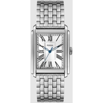 Fossil Reloj de hombre carraway de acero inoxidable con tres agujas. Plateado Fossil Reloj de hombre carraway de acero inoxidable con tres agujas. Plateado
