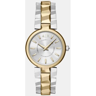 Giorgio Armani Reloj de mujer de dos agujas de acero inoxidable. Multicolor Giorgio Armani Reloj de mujer de dos agujas de acero inoxidable. Multicolor