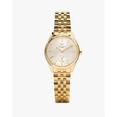 Parfois Reloj de mujer de acero inoxidable en liso. Dorado Parfois Reloj de mujer de acero inoxidable en liso. Dorado