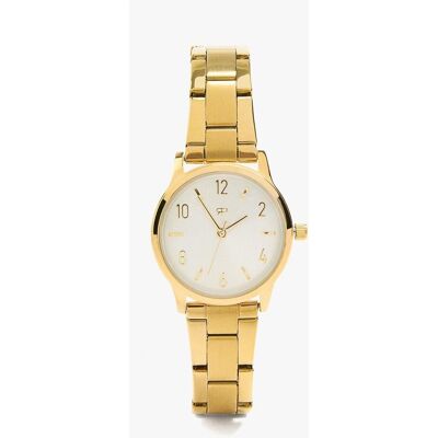 Parfois Reloj de mujer de acero inoxidable en liso. Dorado Parfois Reloj de mujer de acero inoxidable en liso. Dorado