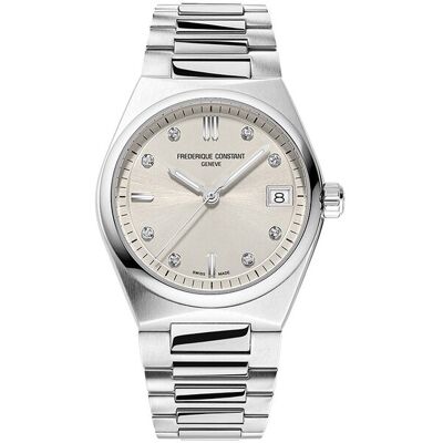 Frederique Constant Reloj de mujer highlife fc-240bgd2nh6b cuarzo ladies cuarzo esfera gris cálido caja de acero. Plata Frederique Constant Reloj de mujer highlife fc-240bgd2nh6b cuarzo ladies cuarzo esfera gris cálido caja de acero. Plata