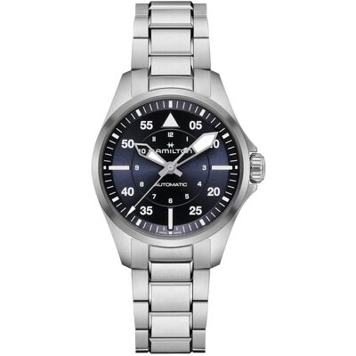Hamilton Reloj de mujer automático Khaki Aviation Pilot de 36 mm H76215140 de acero. Azul Hamilton Reloj de mujer automático Khaki Aviation Pilot de 36 mm H76215140 de acero. Azul